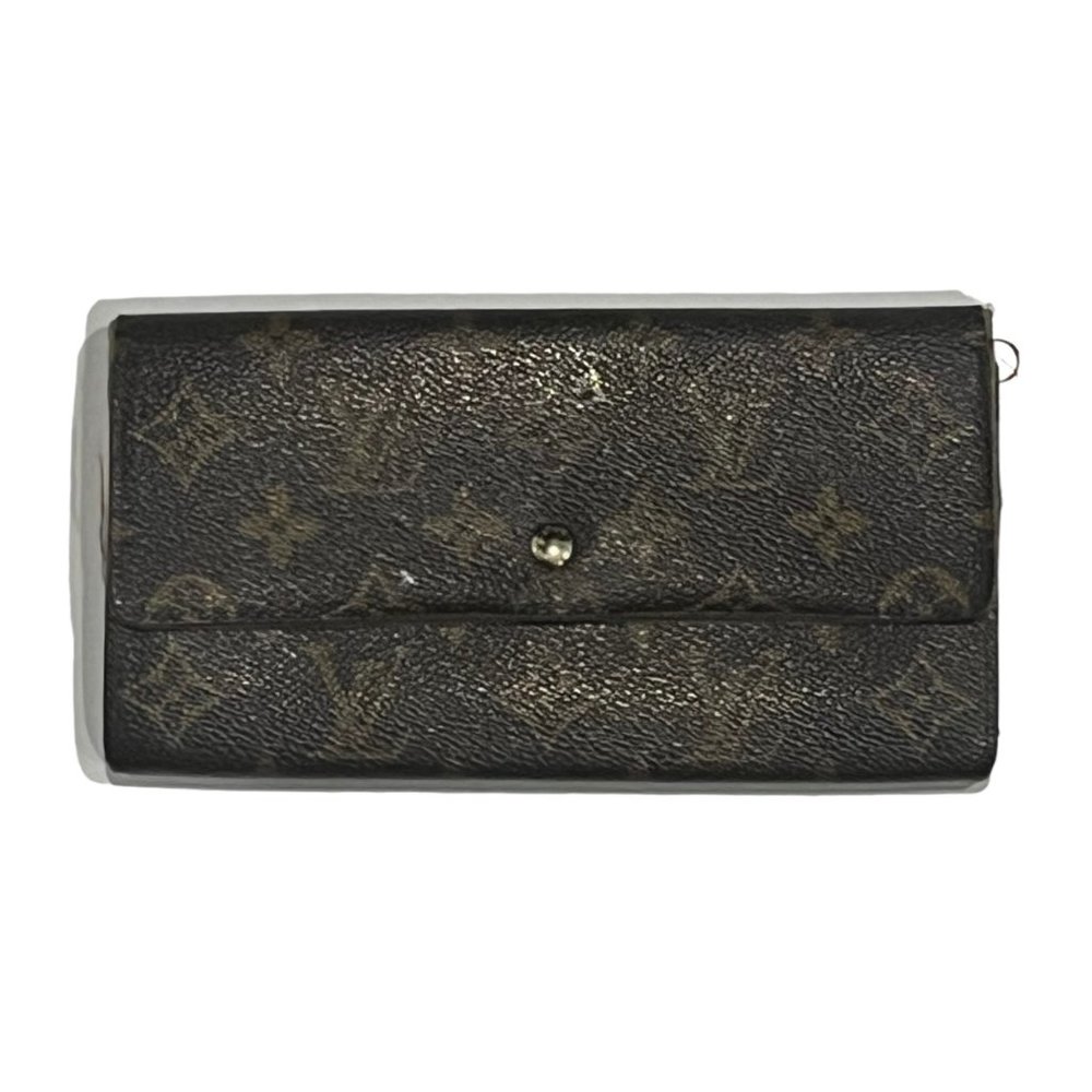 Authentic Louis Vuitton Monogram Canvas Sarah Wallet Date Code: 8911AN